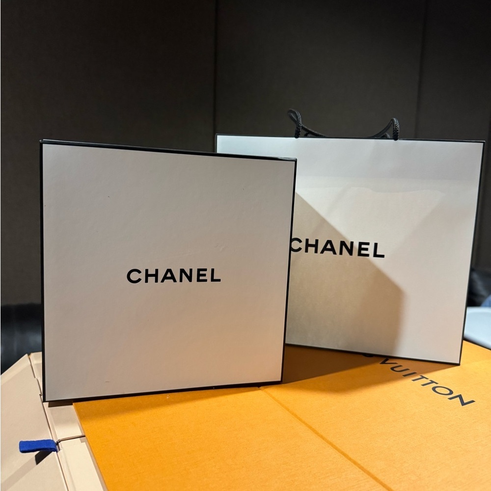 Chanel gift box and gift bag